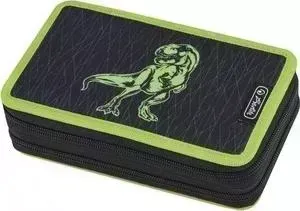 Пенал HERLITZ Green Dino 23 пр., арт.50014262