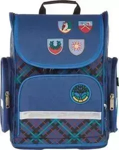 Ранец №1 School Клетка 3 карм.