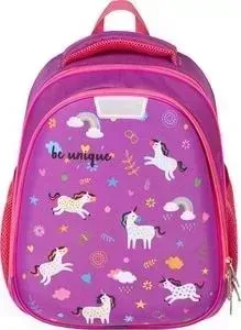 Ранец №1 School Compact Unicorns, 2 отд.