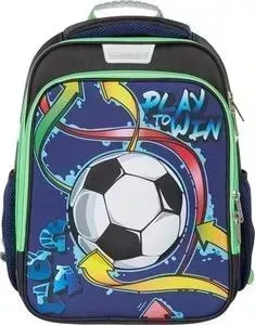 Ранец №1 School Flex Goal, 2 отд., ортопед. спинка, формованный