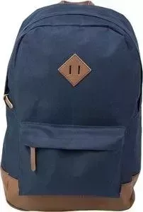 Рюкзак №1 School молодежный синий+ коричн.кож.зам 843415