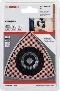 Шлифпластина BOSCH Starlock твердосплавная 90 мм AVZ 90 RT10 (2.608.662.908)