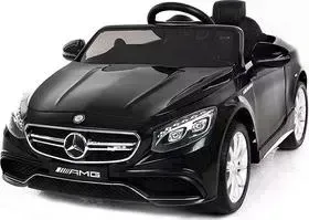 Детский электромобиль Harleybella Mercedes Benz S63 LUXURY 2.4G - Black - HL169-LUX-B