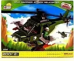 Конструктор  COBI Пластиковый Вертолет Wild warrior attack helicopter - COBI-2158