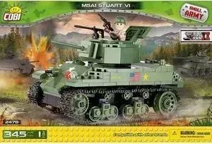 Конструктор  COBI танк M5A1 STUART VI