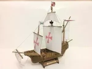 Конструктор KarCon из дерева корабль KAPAKKA S.ta Maria с инструментами - K08N