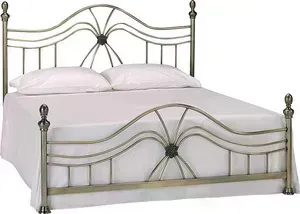 Кровать TetChair металлическая BEATRICE 160x200, цвет античная медь