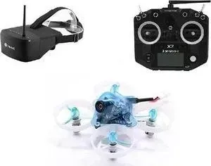 Гоночный квадрокоптер HORNET Tinker Whoop Quad (3 аккумулятора) с аппаратурой QX7 и шлемом EV800 RTF - HRT-TINKER020
