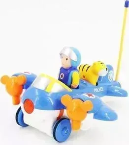 Детский радиоуправляемый синий самолетик 1Toy Cartoon Airplane (JM-6609)