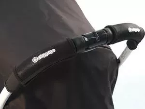 Чехлы Choopie CityGrips (Сити Грипс) на ручку для универсальной коляски 507/9464 Black Leather черная кожа