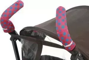 Чехлы Choopie CityGrips (Сити Грипс) на ручки для коляски-трости 371/4189 polka-dot pink