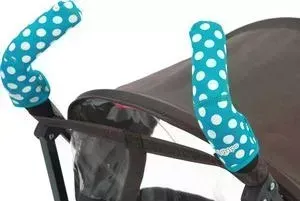 Чехлы Choopie CityGrips (Сити Грипс) на ручки для коляски-трости 369/4202 polka-dot aqua