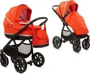Коляска 2 в 1 Noordi 2 в 1 Sole Sport NEW(Orange Red 825) (123347)