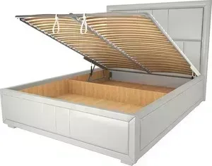 Кровать OrthoSleep Фьюджи механизм и ящик белый 80х200