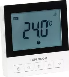Встраиваемый термостат для электрического теплого пола Teplocom TSF-Prog-220/16A (921)
