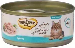 Консервы Мнямс Тунец в нежном желе для кошек 70г