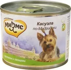 Консервы Мнямс Касуэла по-Мадридски с кроликом и овощами для собак 200г