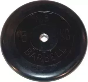 Диск обрезиненный Barbell 26 мм 15 кг