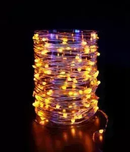 Гирлянда Light нить "Роса" желтая 10 м 12V.