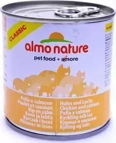 Консервы Almo Nature Classic Adult Cat with Chicken and Salmon с курицей и лососем для кошек 280г (3777)