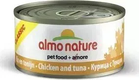 Консервы Almo Nature Classic Adult Cat with Chicken and Tuna с курицей и тунцом для кошек 140г (0271)