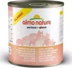 Консервы Almo Nature Classic Adult Cat with Salmon and Pumpkin с лососем и тыквой для кошек 280г (3784)
