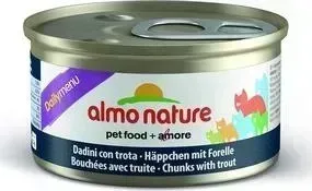Консервы Almo Nature Daily Menu Adult Cat Chunks with Trout кусочки с форелью для кошек 85г (5009)