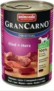 Консервы Animonda GranCarno Original Adult с говядиной и сердцем для собак 400г (82731)