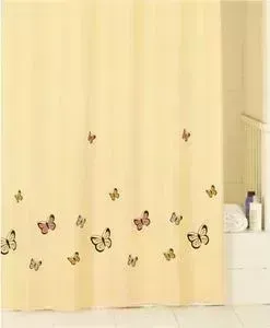 Штора для ванной IDDIS Yellow Butterfly 200x200 см (SCID033P)