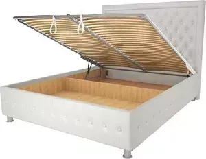 Кровать OrthoSleep Сицилия механизм и ящик белый 180х200