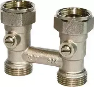 Узел нижнего подключения ROYAL Thermo для двухтрубных систем (3/4" НГ - 3/4" НР) (RTO 53001)