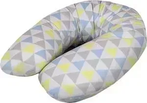 Подушка Ceba Baby Multi (Себа Беби Мульти) Triangle blue-yellow трикотаж W-741-067-019