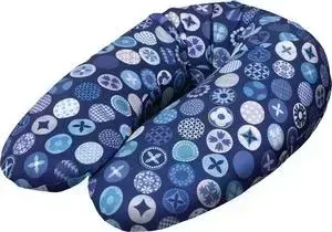 Подушка Ceba Baby Multi (Себа Беби Мульти) Circles blue трикотаж W-741-071-162