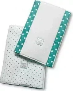 Полотенчики SwaddleDesigns Baby Burpie Set SeaCrystal Dot (SD-002SC)