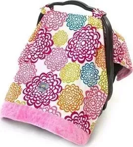 Накидка Itzy Ritzy Fresh Bloom with Pink Minky (CAN8067)