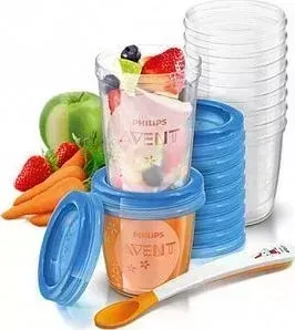 Контейнер Philips Avent ы с крышками для хранения (10х180 мл, 10х240 мл) SCF721/20