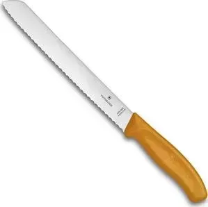 Нож Victorinox для хлеба 21 см оранжевый (6.8636.21L9B)