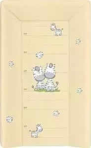 Матраc пеленальный Ceba Baby 70 см мягкий с изголовьем Zebra yellow W-103-002-141