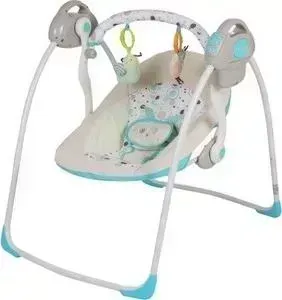 Электрокачели BABY CARE Riva с адаптером (32006) шампанское