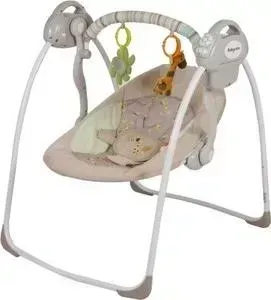 Электрокачели BABY CARE Riva с адаптером (32006) кофейный