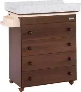 Комод Micuna пеленальный B-947 chocolate матрасик beige bears