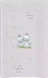 Матраc пеленальный Ceba Baby 70 см с изголовьем на 120*60 см Zebra grey W-201-002-260