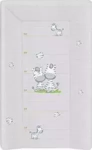 Матраc пеленальный Ceba Baby 80 см с изголовьем на кровать 125*65 см Zebra grey W-211-002-260