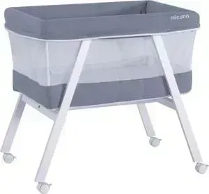 Колыбель Micuna Mini Fresh с текстилем МО-1560 white/grey
