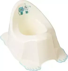 Горшок туалетный Tega антискользящий DOG and CAT (ПЕС и КОТ) желтый PK-001-102