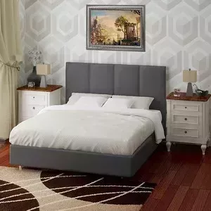 Кровать ПРОМТЕКС-ОРИЕНТ Риза с орт решеткой А1 Ecotex Col 117 (120x200x110 см)