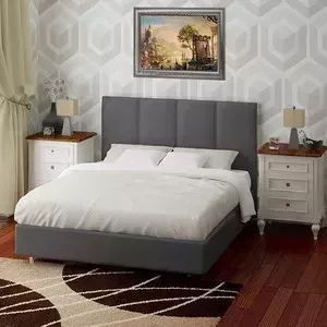 Кровать ПРОМТЕКС-ОРИЕНТ Риза с орт решеткой А1 Ecotex Col 117 (80x200x110 см)