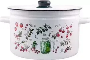 Кастрюля эмалированная Appetite 7 л Compote (1с18с)