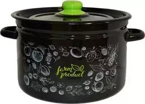 Кастрюля эмалированная Appetite 7 л Berry (1с18с)