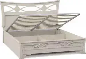 Кровать Шатура Diamante Ясень 2 спальная с подъёмный механизмом, вставка ясень 1600 мм 356704